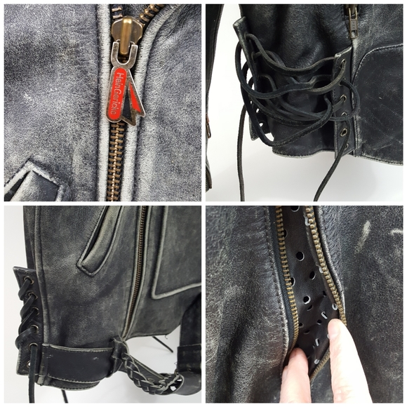 Hein Gericke First Gear Motorcycle Leather Jacket - Picture 8 of 8